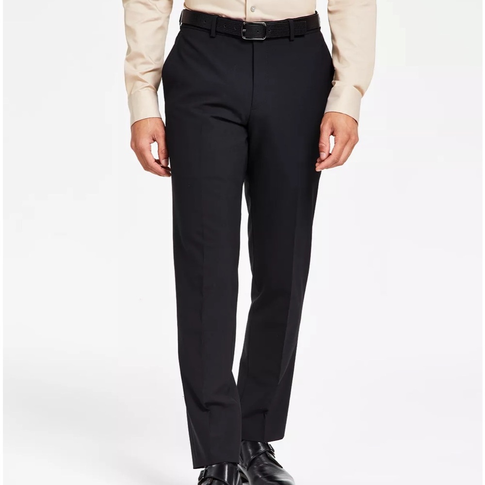 Bar III Slim Fit Wool Suit Pants